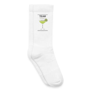 Équipe de cocktails de soirée de jeune fille Daiquiri - Chaussettes de tennis bio enfant - blanc - Droite
