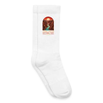 Parc national du Grand Canyon, État de l’Arizona - Chaussettes de tennis bio enfant - blanc - Droite
