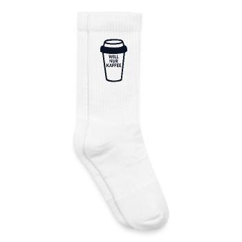 Kaffeetrinkerin Kaffee - Kinder Tennissocken - Weiß - Rechts