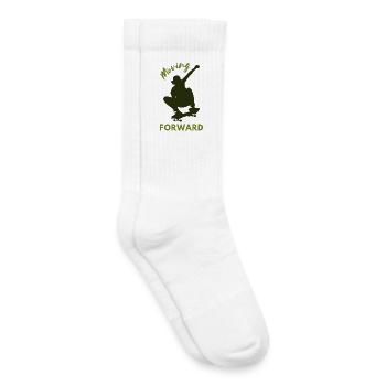 Moving Forward – Skateboarding T-Shirt - Kids Tennis Socks - white - Right