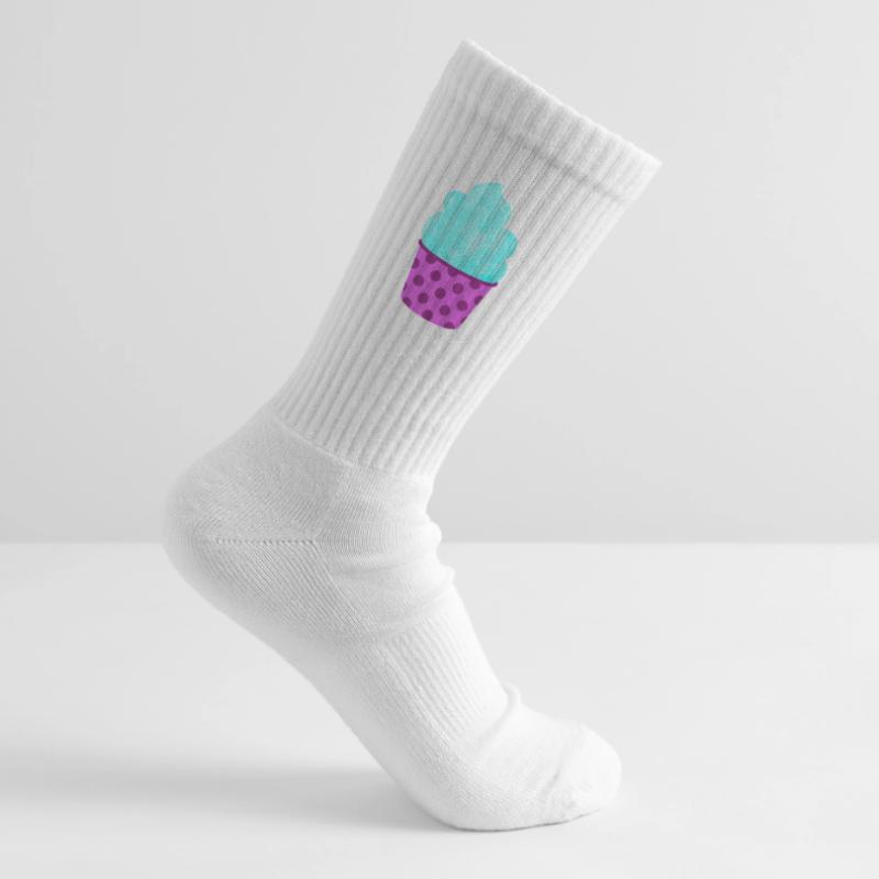 Eis Eiscreme Eiskrem Dots Punkte Softeis Sommer Kinder Tennissocken