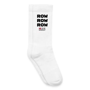 ROWROWROW - Kids Tennis Socks - white - Right