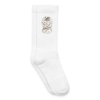 Charbon roulant - Chaussettes de tennis bio enfant - blanc - Droite