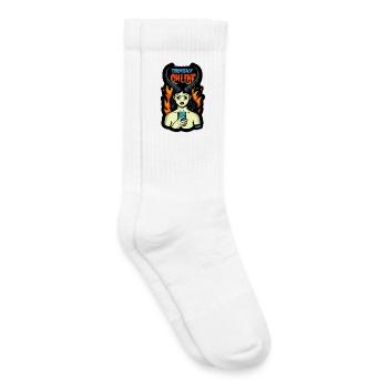 Chronically Online Inferno Maiden - Kids Tennis Socks - white - Right