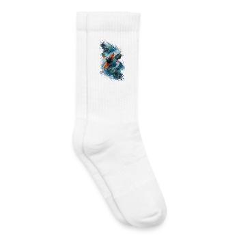 Schnellkajakfahren auf blauem Wasser - Kinder Tennissocken - Weiß - Rechts