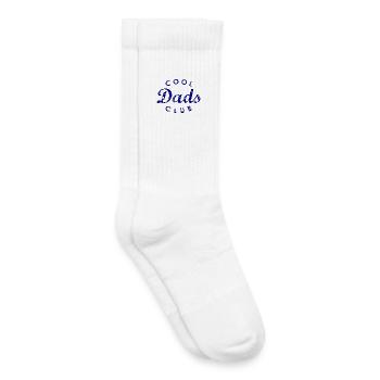 Cool Dads Club Emblem Vatertag Geschenk - Kinder Tennissocken - Weiß - Rechts