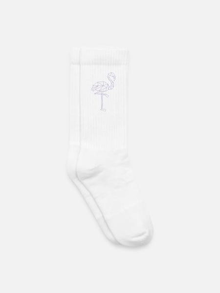 flamingo - Kinder Tennissocken - Weiß