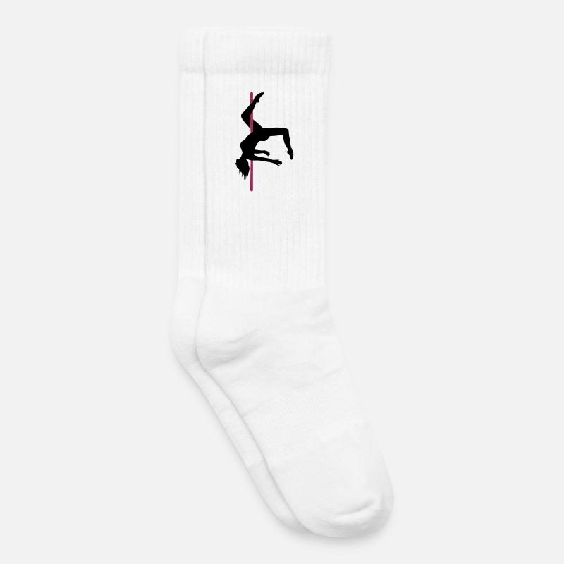 Poledance Scorpio - Kinder Tennissocken - Weiß