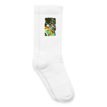Music is life - Kids Tennis Socks - white - Right