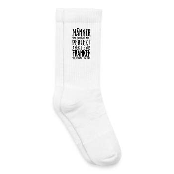 Männer aus Franken (Schwarz) Fränkische Jungs - Kinder Tennissocken - Weiß - Rechts