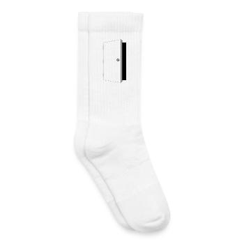 door - Tresortüre schwarz-weiss - Kinder Tennissocken - Weiß - Rechts