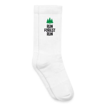 Run Forest Run - Chaussettes de tennis bio enfant - blanc - Droite