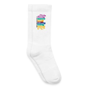 Enseignant étant - Chaussettes de tennis bio enfant - blanc - Droite