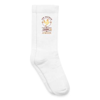 Cabin #10 in Camp Half Blood, Child of Aphrodite - Kids Tennis Socks - white - Right
