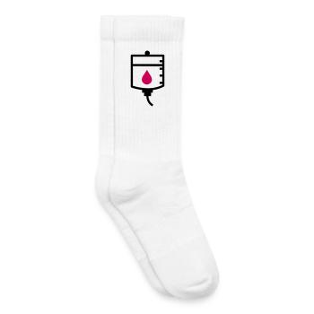 Doctor therapy treatment drip - Kids Tennis Socks - white - Right