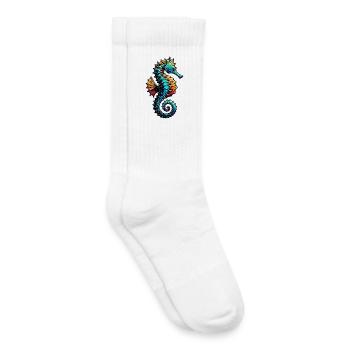 Seepferdchen - Kinder Tennissocken - Weiß - Rechts