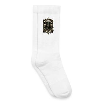 Cooles Mühlviertel Design - Perg - Kinder Tennissocken - Weiß - Rechts