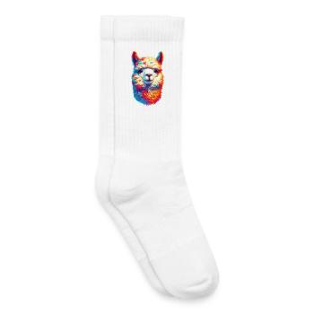 Alpaka - Kinder Tennissocken - Weiß - Rechts