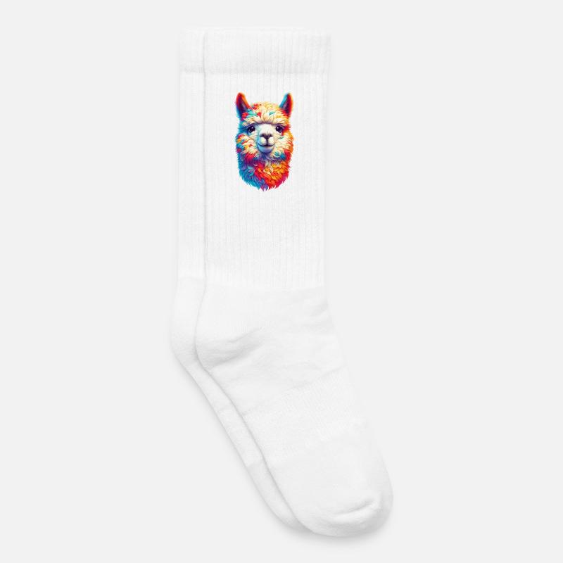 Alpaka - Kinder Tennissocken - Weiß