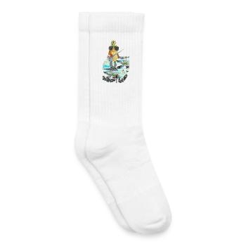 Canary Islands - Hot rhythm on the island of paradise - Kids Tennis Socks - white - Right