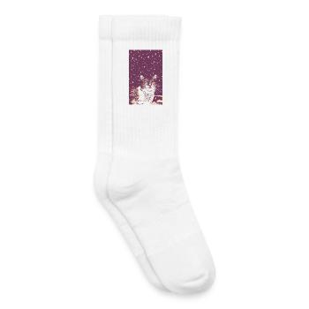 MAGNOTTE ÉTOILE - Chaussettes de tennis bio enfant - blanc - Droite