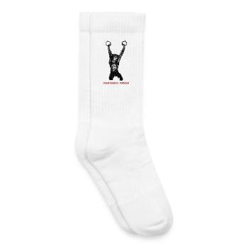 Calisthenics Evolution - Gymnastikringe - Kinder Tennissocken - Weiß - Rechts