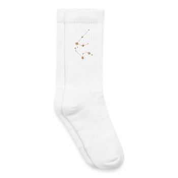 Sternbild Wassermann Sternzeichen Sternzeichen Gold - Kinder Tennissocken - Weiß - Rechts
