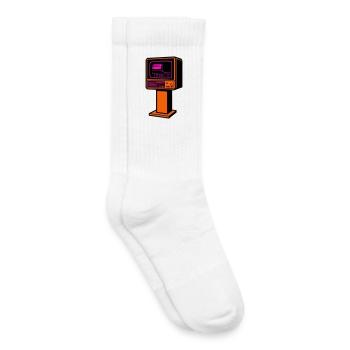 Retro Future TV - Kids Tennis Socks - white - Right