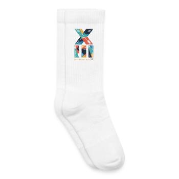 Edition Limitée Roman XIII 13 Ans Anniversaire - Chaussettes de tennis bio enfant - blanc - Droite