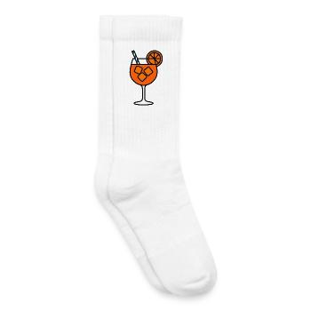 Party Spritz Glas Geschenkidee - Kinder Tennissocken - Weiß - Rechts