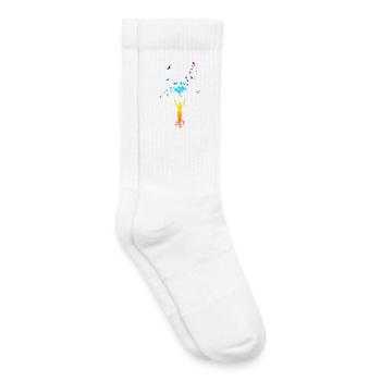 Baum des Lebens – Harmonie von Mensch & Natur  - Kinder Tennissocken - Weiß - Rechts