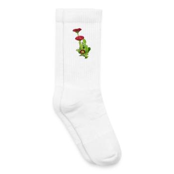 Tausendschoen - Chaussettes de tennis bio enfant - blanc - Droite