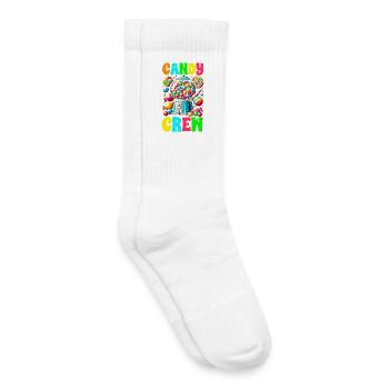 Candy Crew Decoration Candy Lover Sweet Tooth - Kids Tennis Socks - white - Right