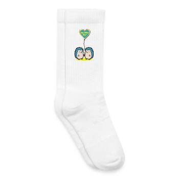 I love you - Kids Tennis Socks - white - Right