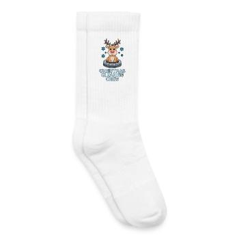 Équipe de nettoyage de Noël Putztrupp - Chaussettes de tennis bio enfant - blanc - Droite