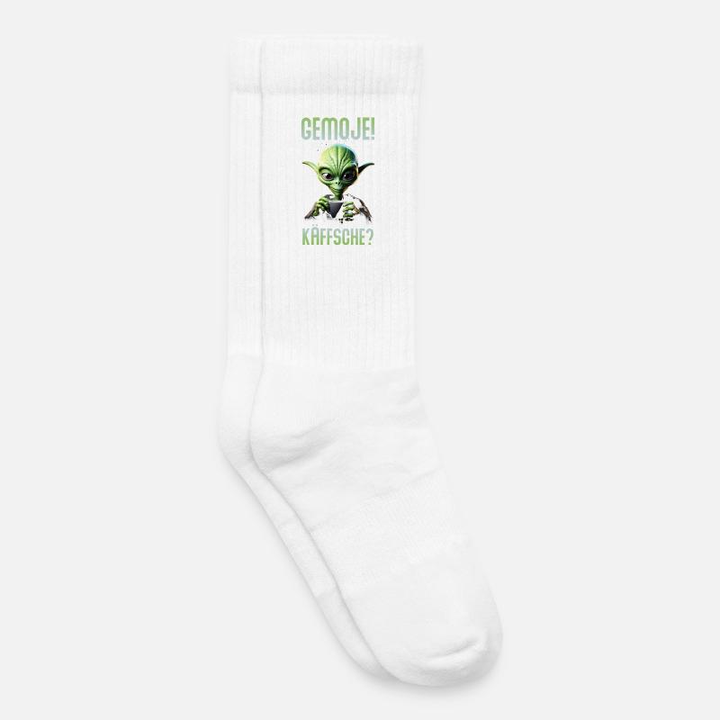 Guten Morgen Hessisch Gemoje Käffsche Kaffee - Kinder Tennissocken - Weiß