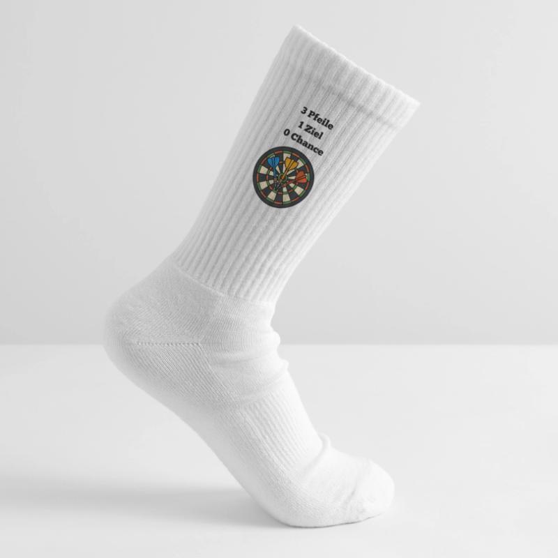 Conception de la cible de fléchettes en cible Chaussettes de tennis bio enfant
