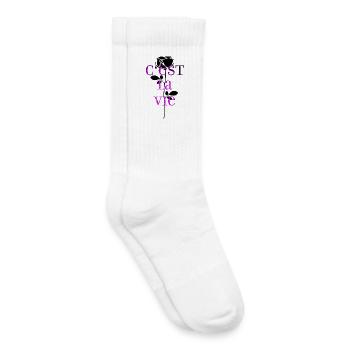 C'est La Vie mood vibe - Kids Tennis Socks - white - Right