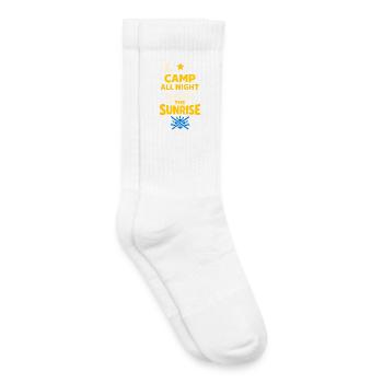Camping Schlafen Sie In Keinem - Kinder Tennissocken - Weiß - Rechts