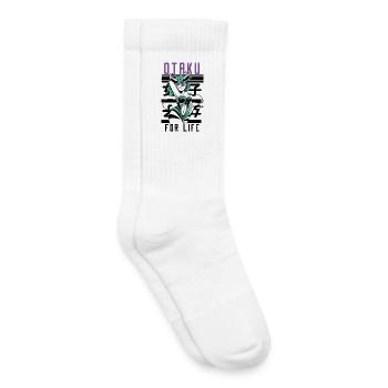 Otaku For Life Kawaii Anime Succubus Art - Kinder Tennissocken - Weiß - Rechts