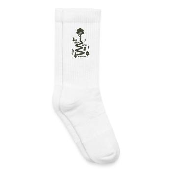 Forest Path Adventure Nature Motif - Kids Tennis Socks - white - Right