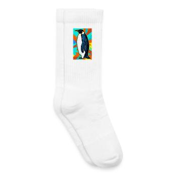 Pinguin - Kinder Tennissocken - Weiß - Rechts