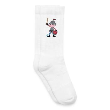 Little Knight Adventure - Kids Tennis Socks - white - Right