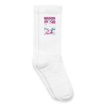Mission Best Man Epic Weekend - Kinder Tennissocken - Weiß - Rechts