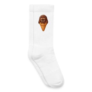 Walrus Eiscreme Traum - Kinder Tennissocken - Weiß - Rechts