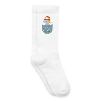 Terrier écossais - Chaussettes de tennis bio enfant - blanc - Droite