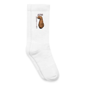 Arm Wrestling Vintage Kraftarm - Kids Tennis Socks - white - Right