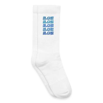Moose as diving - Kids Tennis Socks - white - Right