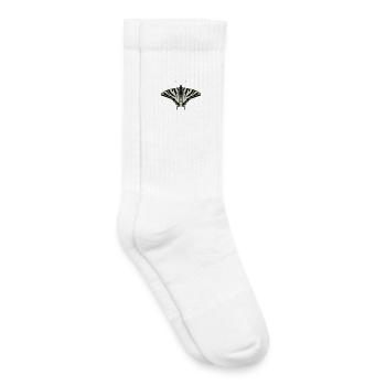 Schmetterlinge: Der Segelfalter - Kinder Tennissocken - Weiß - Rechts