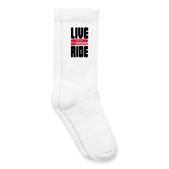 biker - Kinder Tennissocken - Weiß - Rechts